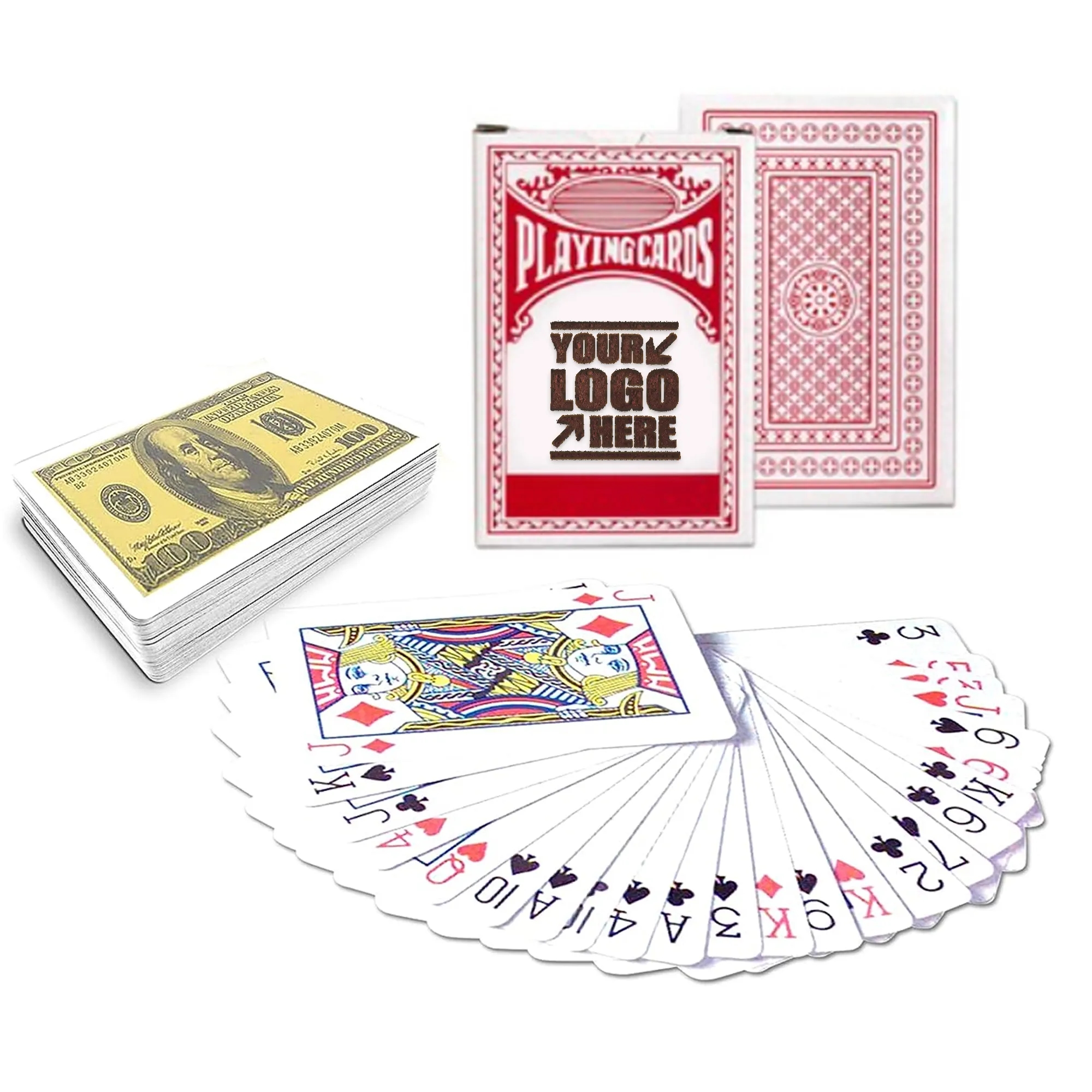 Full Color Custom Poker Playing Cards With Box 3