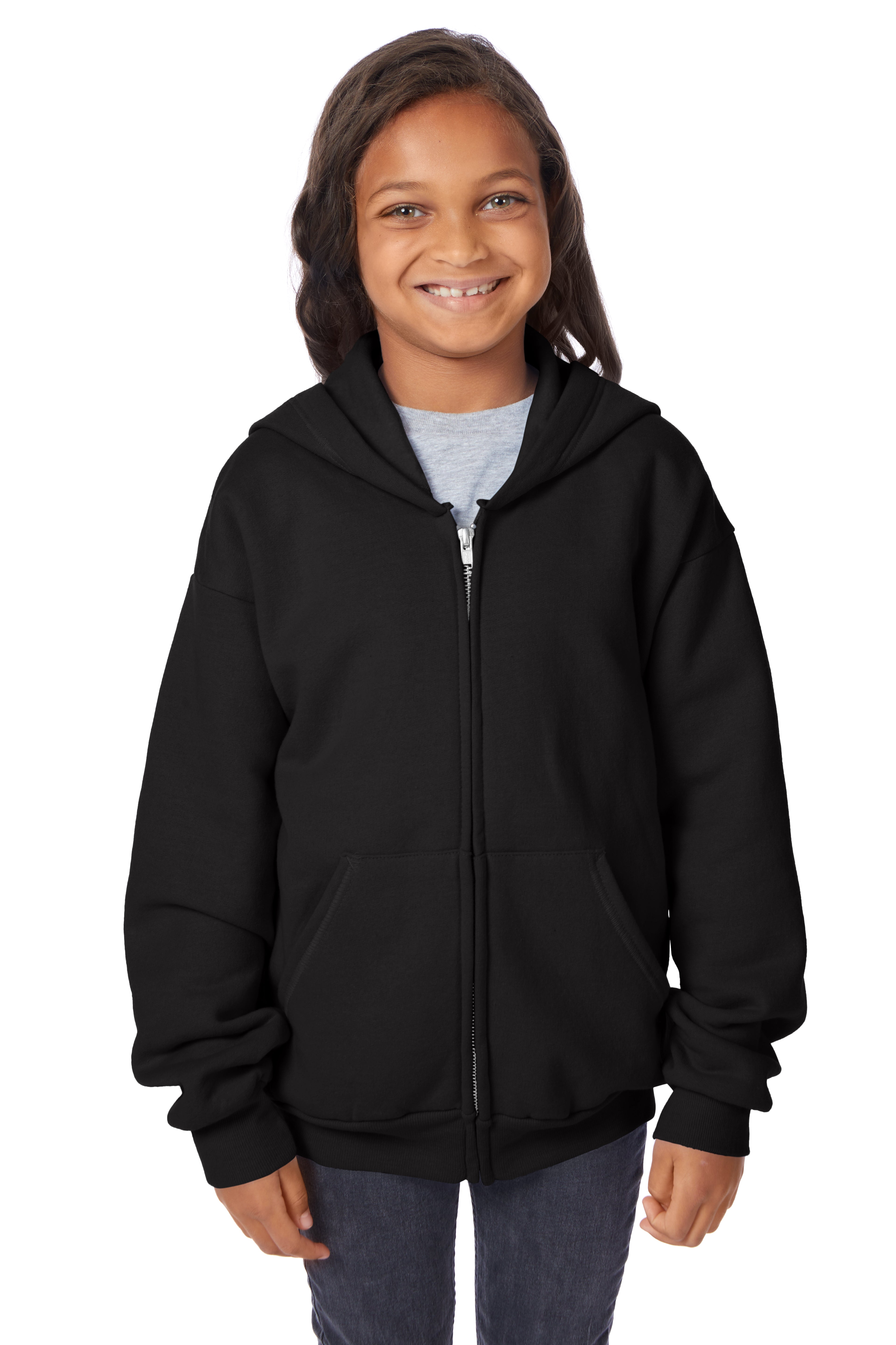 Hanes EcoSmart Full-Zip Fleece Hoodie 2