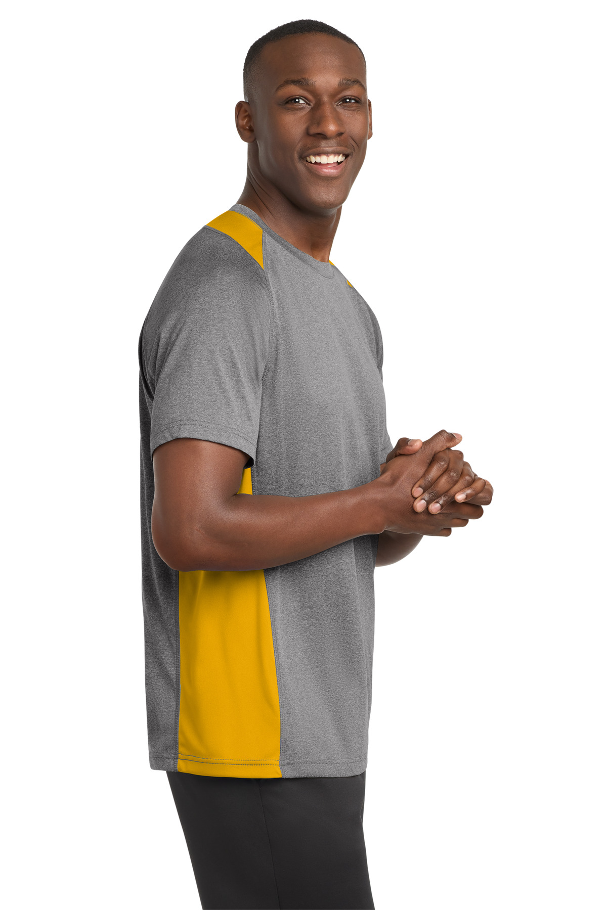 Sport-Tek Heather Colorblock Contender Tee. ST361 26