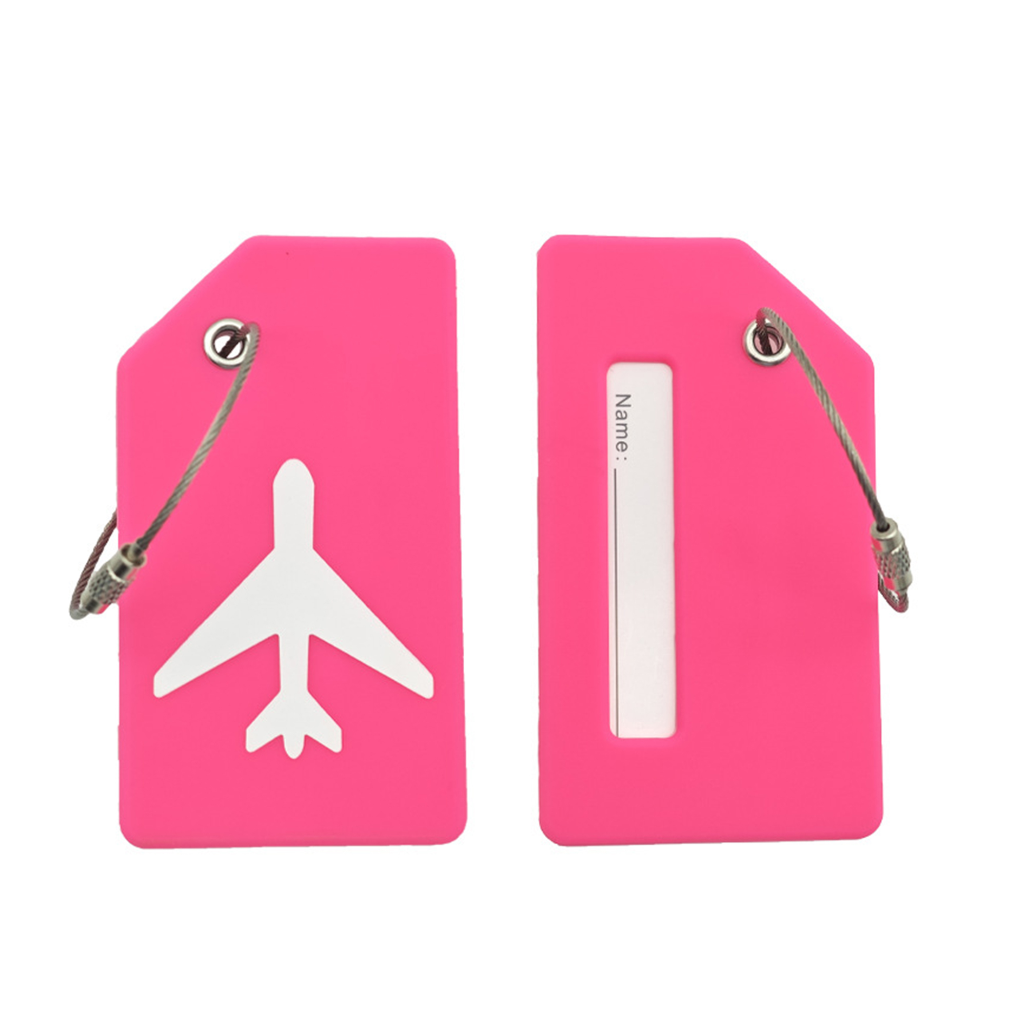 Silicone Travel Name Label With Steel Loop 6