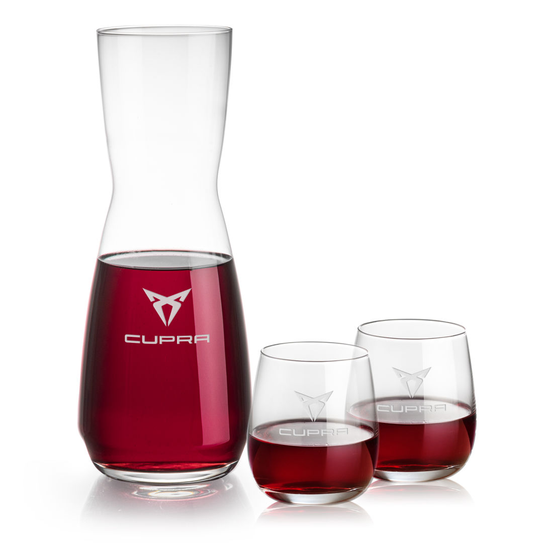 Mason Carafe & Crestview Stemless Wine 3