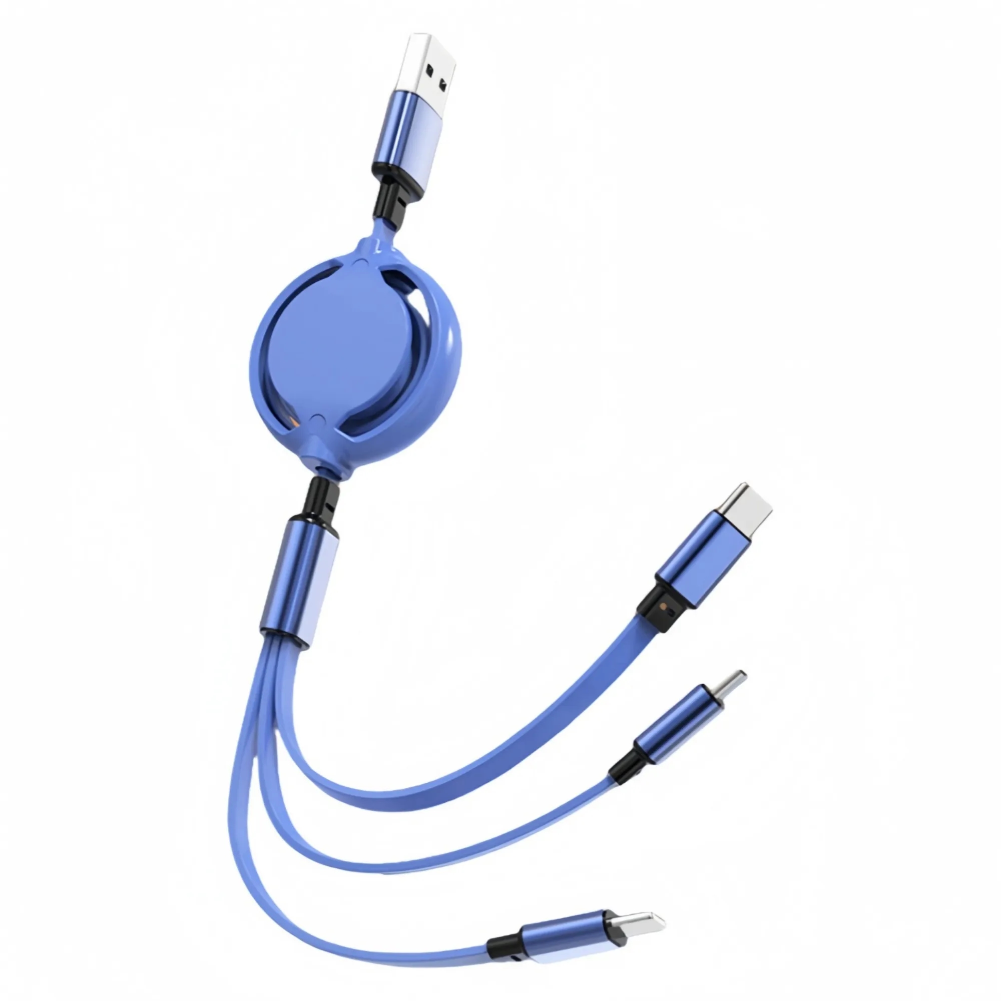 3 in 1 Retractable Multi Charging Cable 10