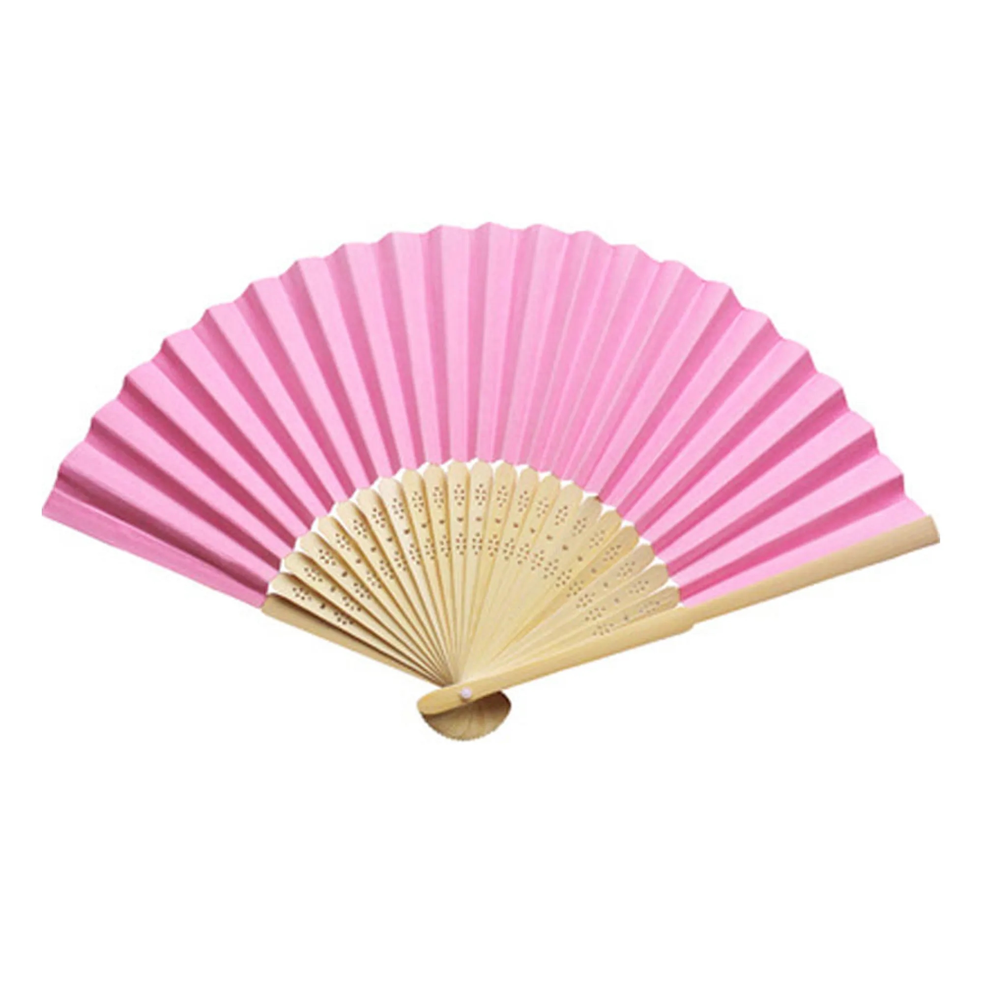 Bamboo Hand Held Folding Fan 3