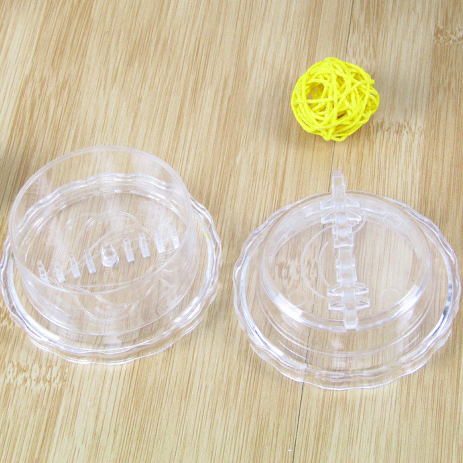 plastic grinder manual rotary Garlic paste puree Press 15