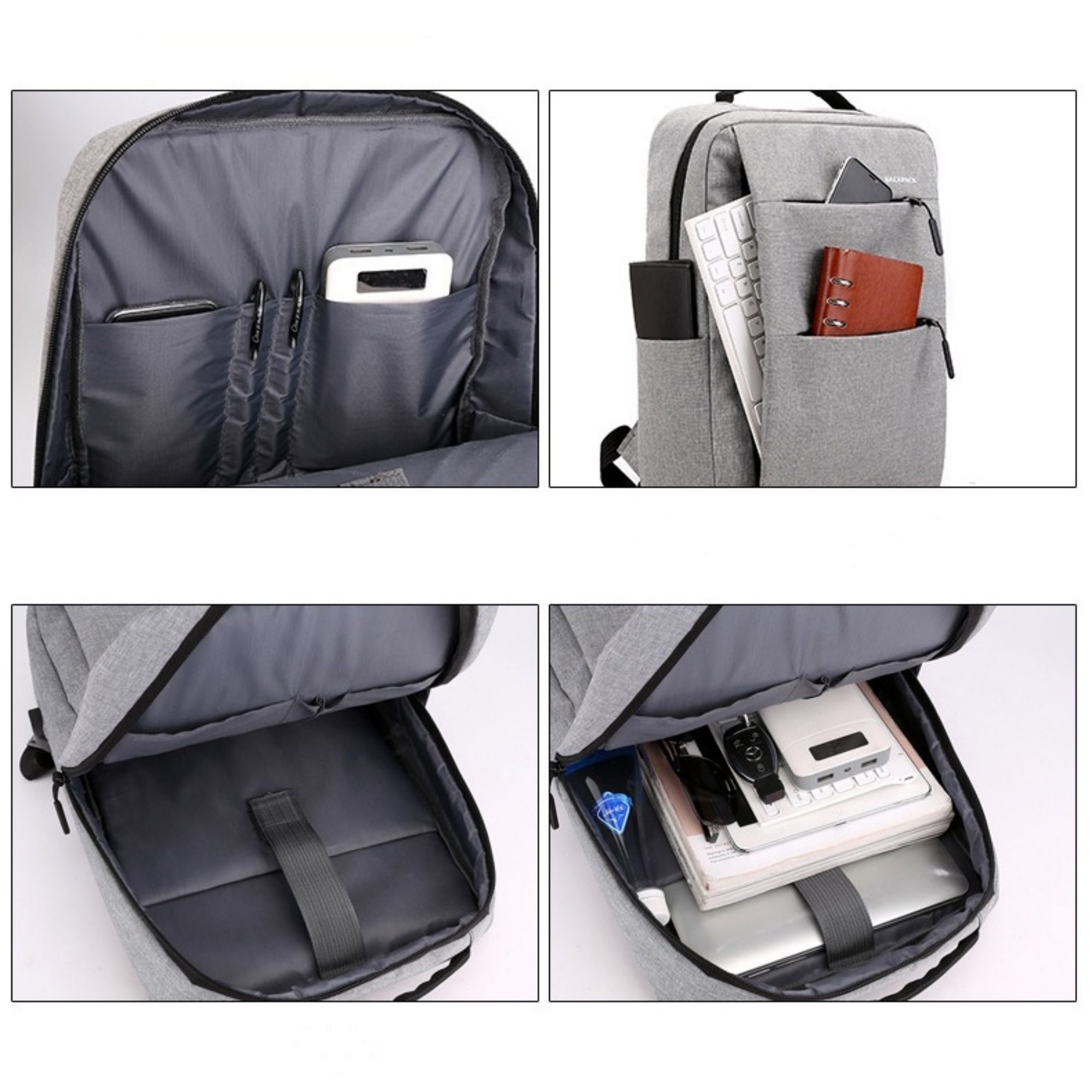 Business Laptop Backpack With USB 3