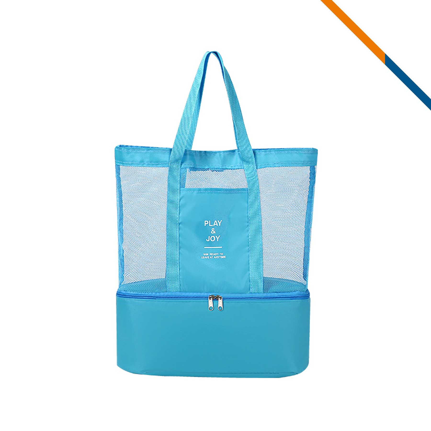 Naper 2in1 Mesh Beach Cooler Tote Bag 8