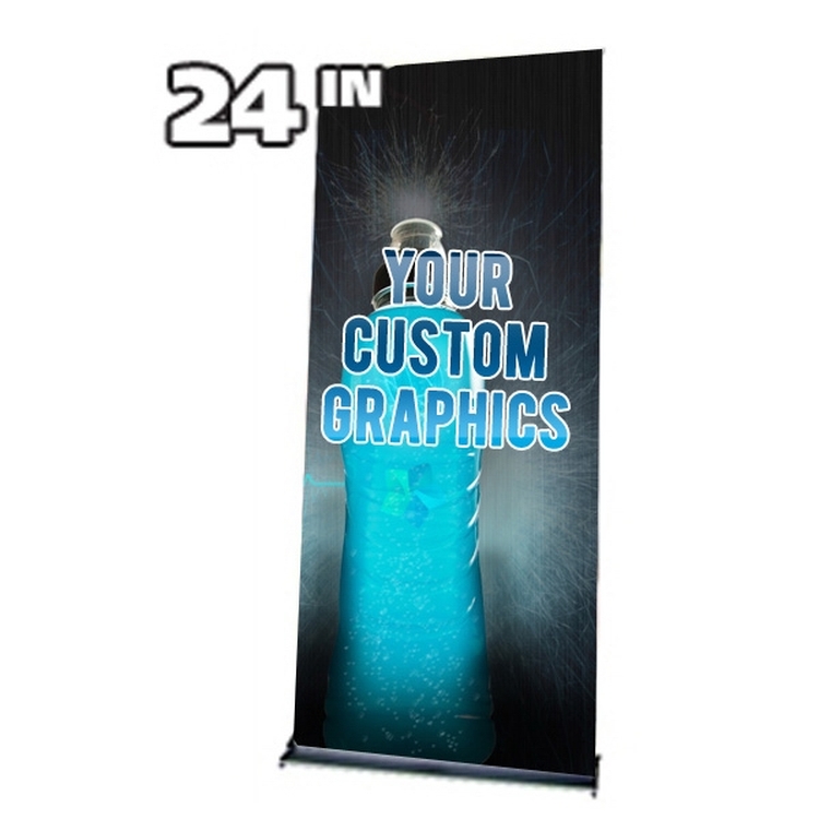 KingStep Retractable Banner 24inx80in Graphic 1