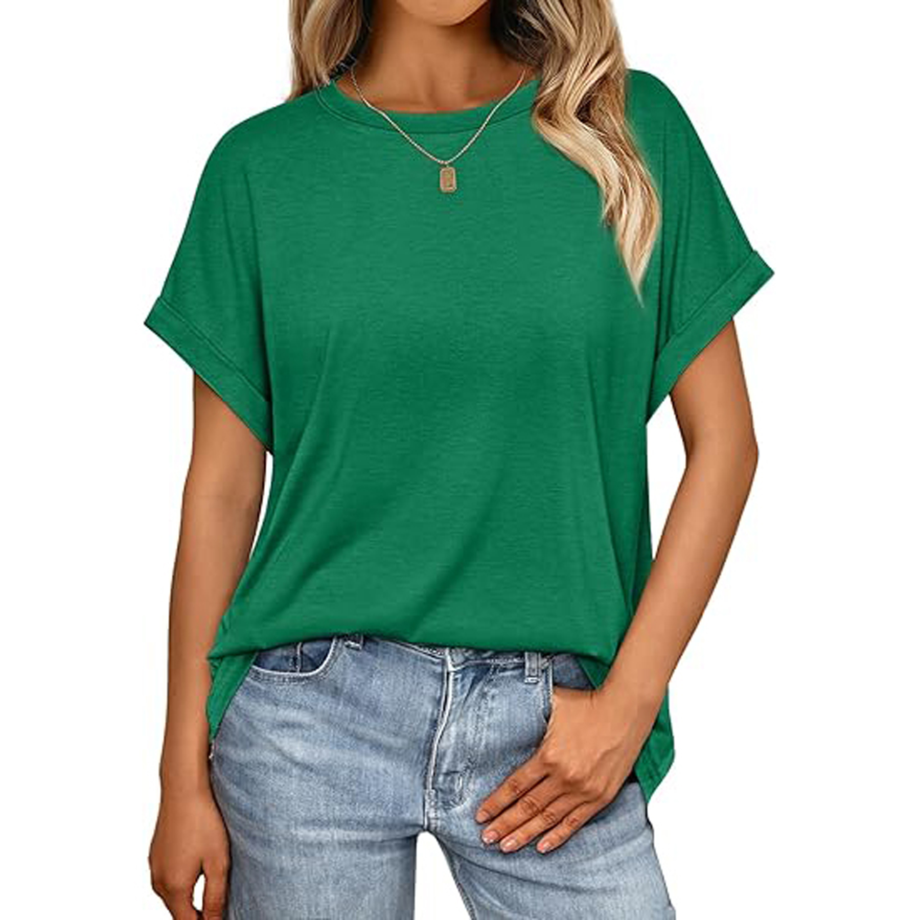 Women's Summer Top Oversized Short Sleeve 7