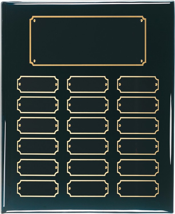 18 Plate Black Piano Finish Perpetual Plaques 2