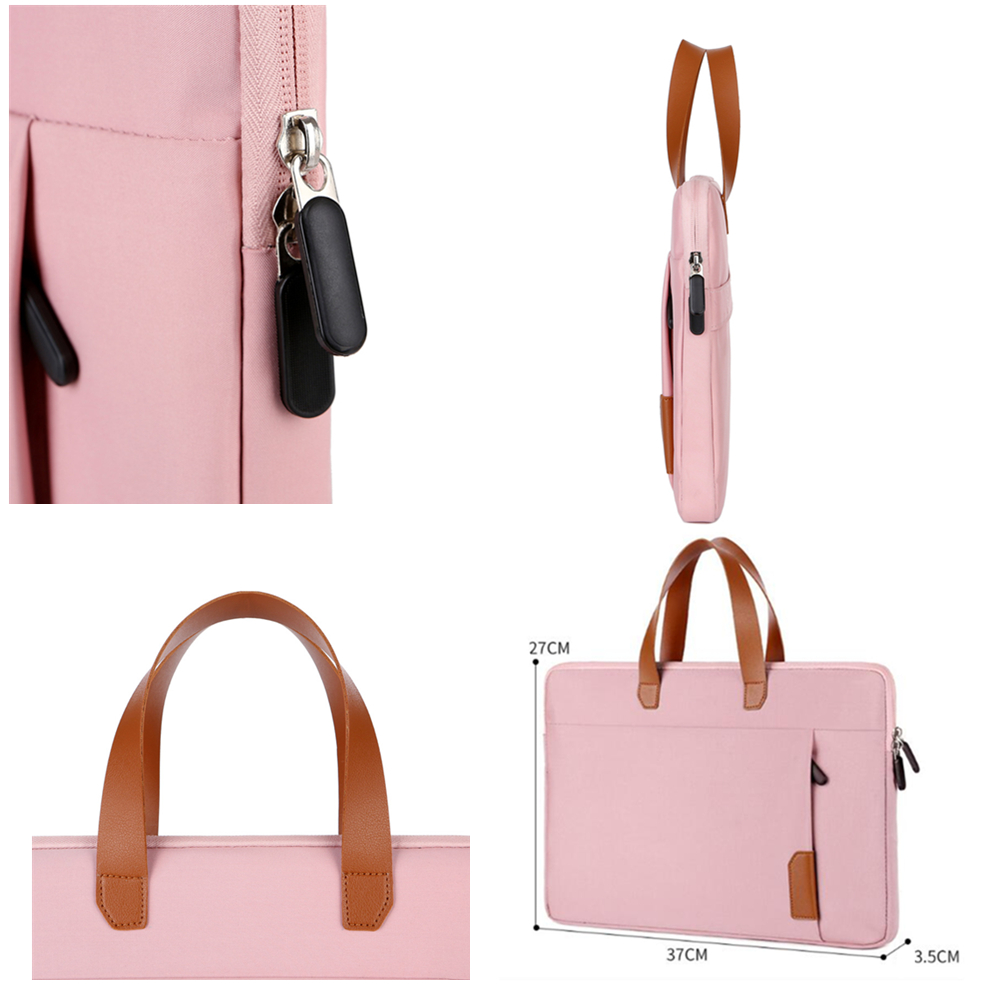 Padded Laptop Sleeve With Leather Handle 3
