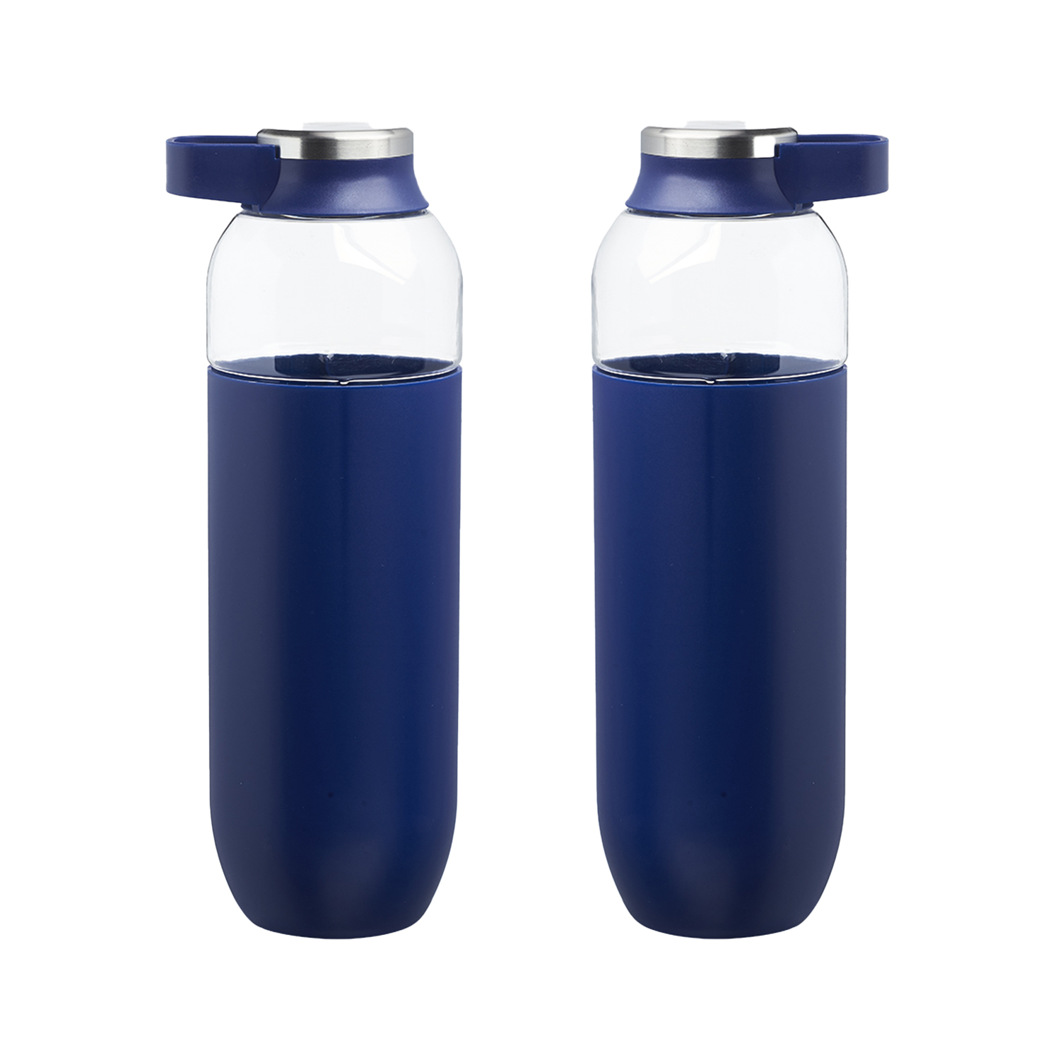 Plastic Water Bottles with Carrier Handle, 27 oz. 2