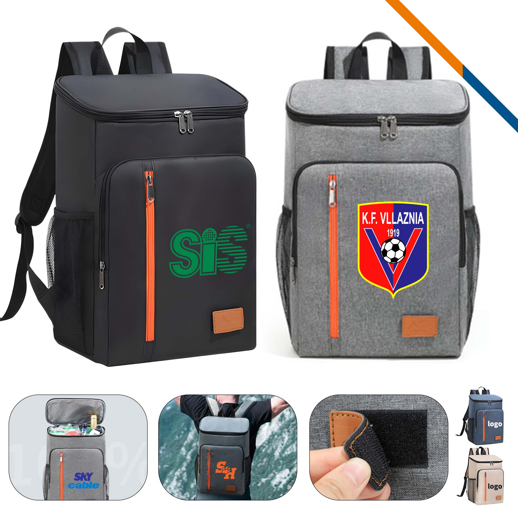 Ziway Outdoor PEVA Insulated Cooler Backpack 1