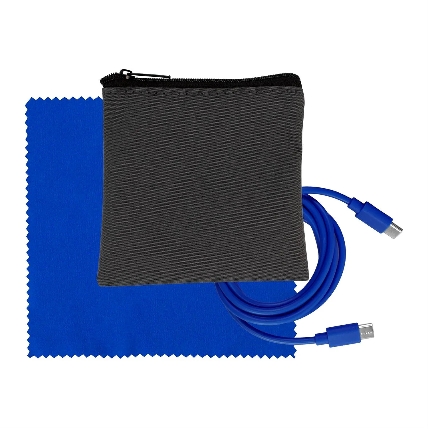 Gray Executive C to C Cable & Cloth Set 11
