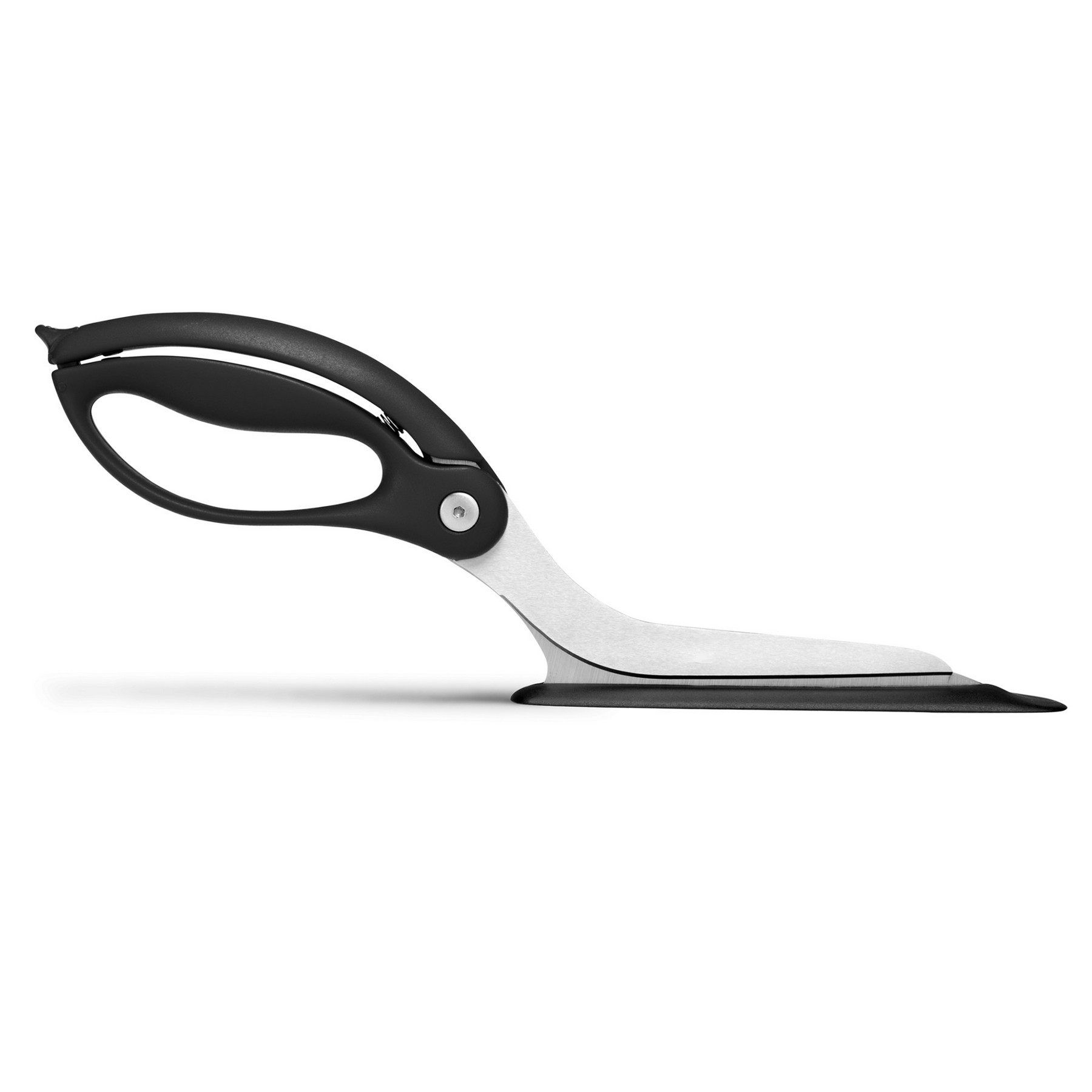All-In-One Pizza Cutter Scissors W/Protective Server 3