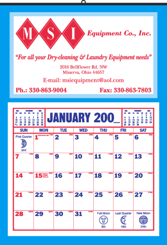 Full-Apron Calendar 2