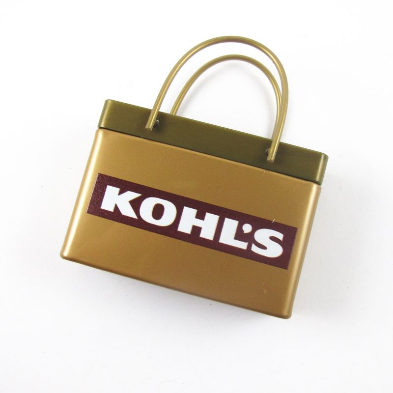 Gold Shopping Bag Tin 1