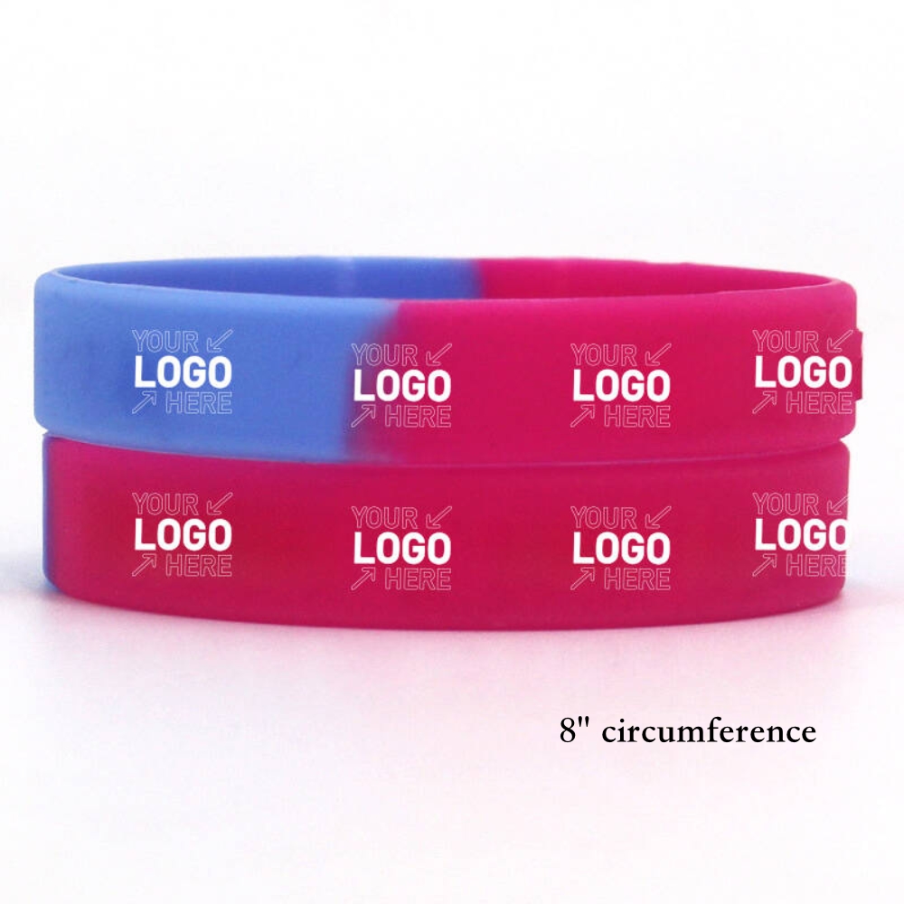 Colorful Silicone Embossed Wristband 2