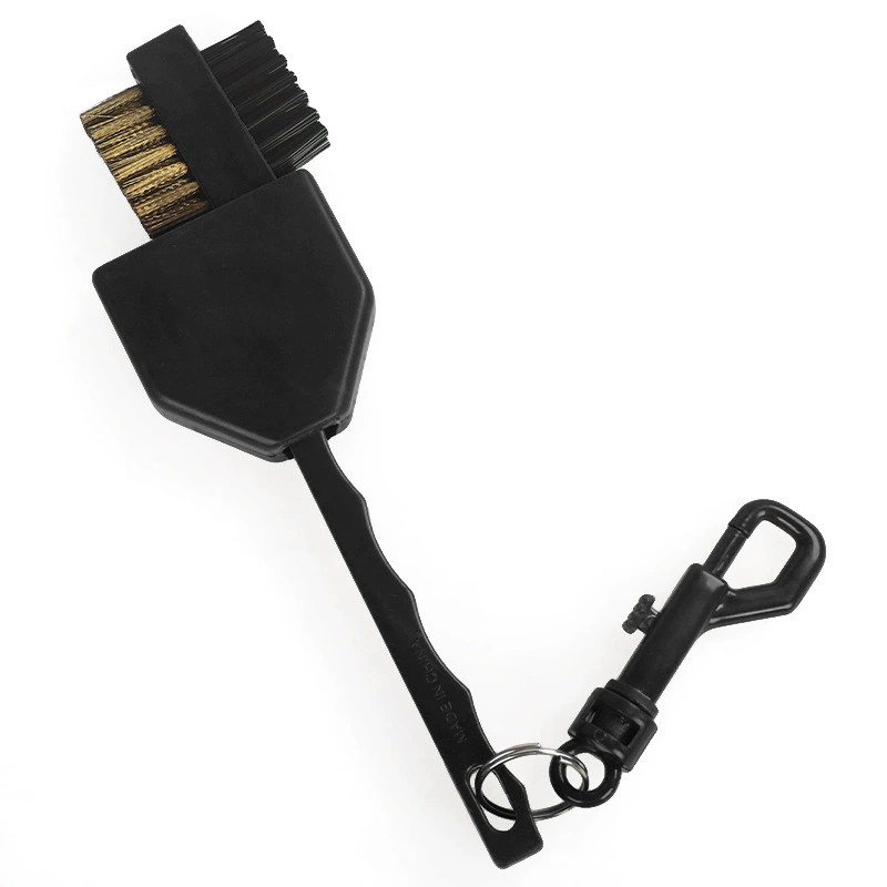 Golf Double-Sided Club Plastic Handle Cleaning Brush 2