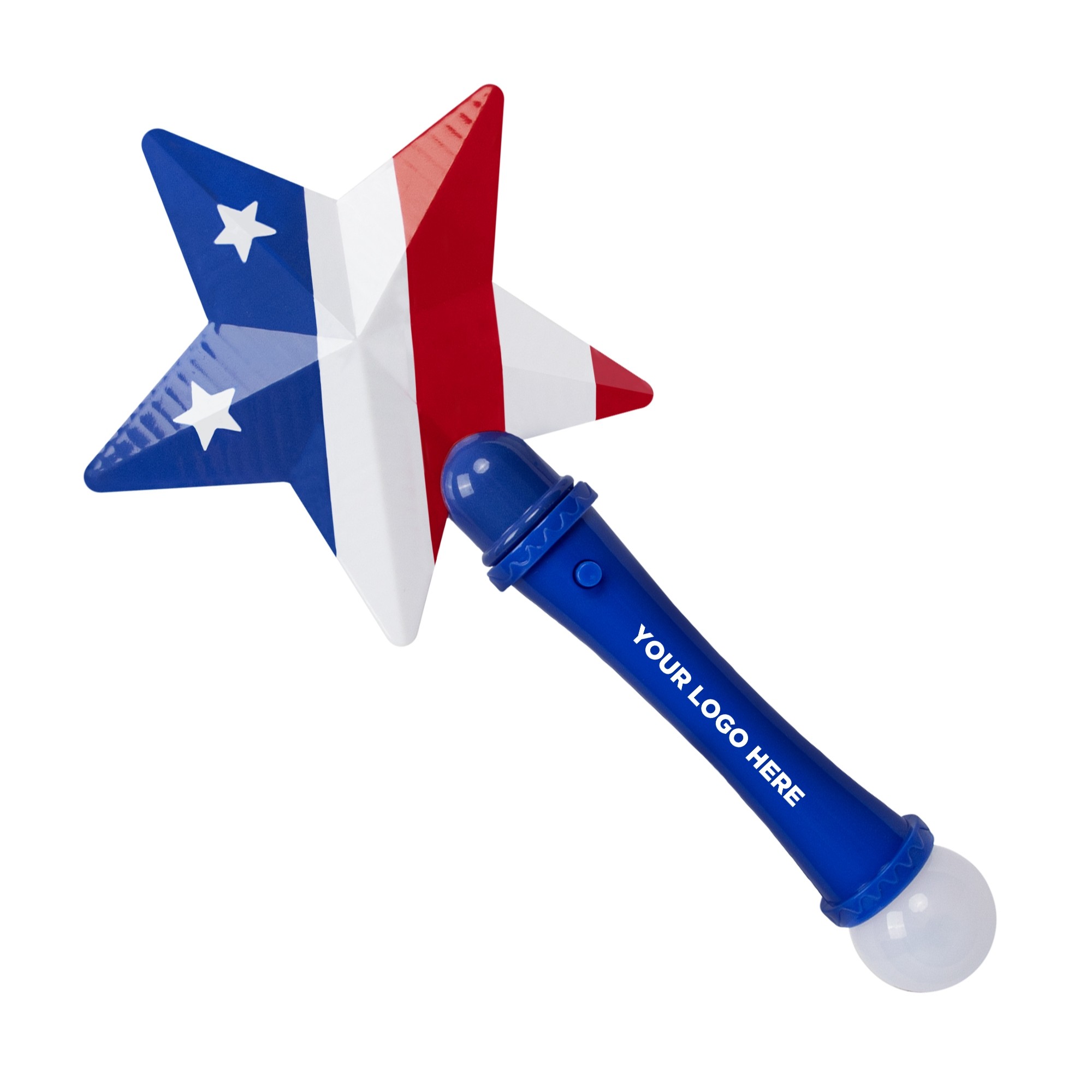 10" Flashing Star Wand USA 3