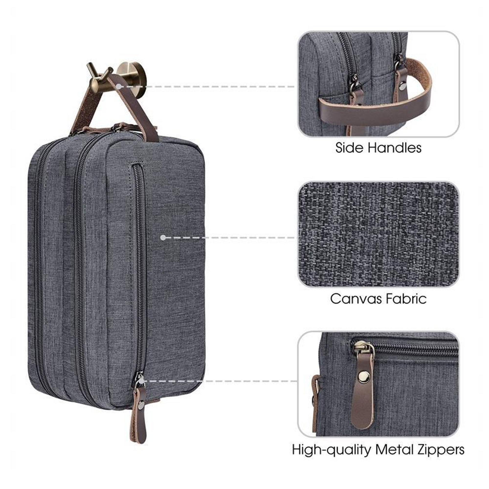 Large Waterproof Travel Makeup Bag Featuring Handy Handle 6