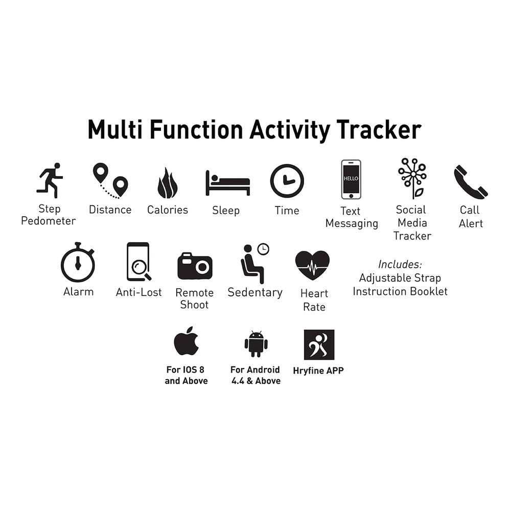 Activity Tracker Wristband 2.0 6
