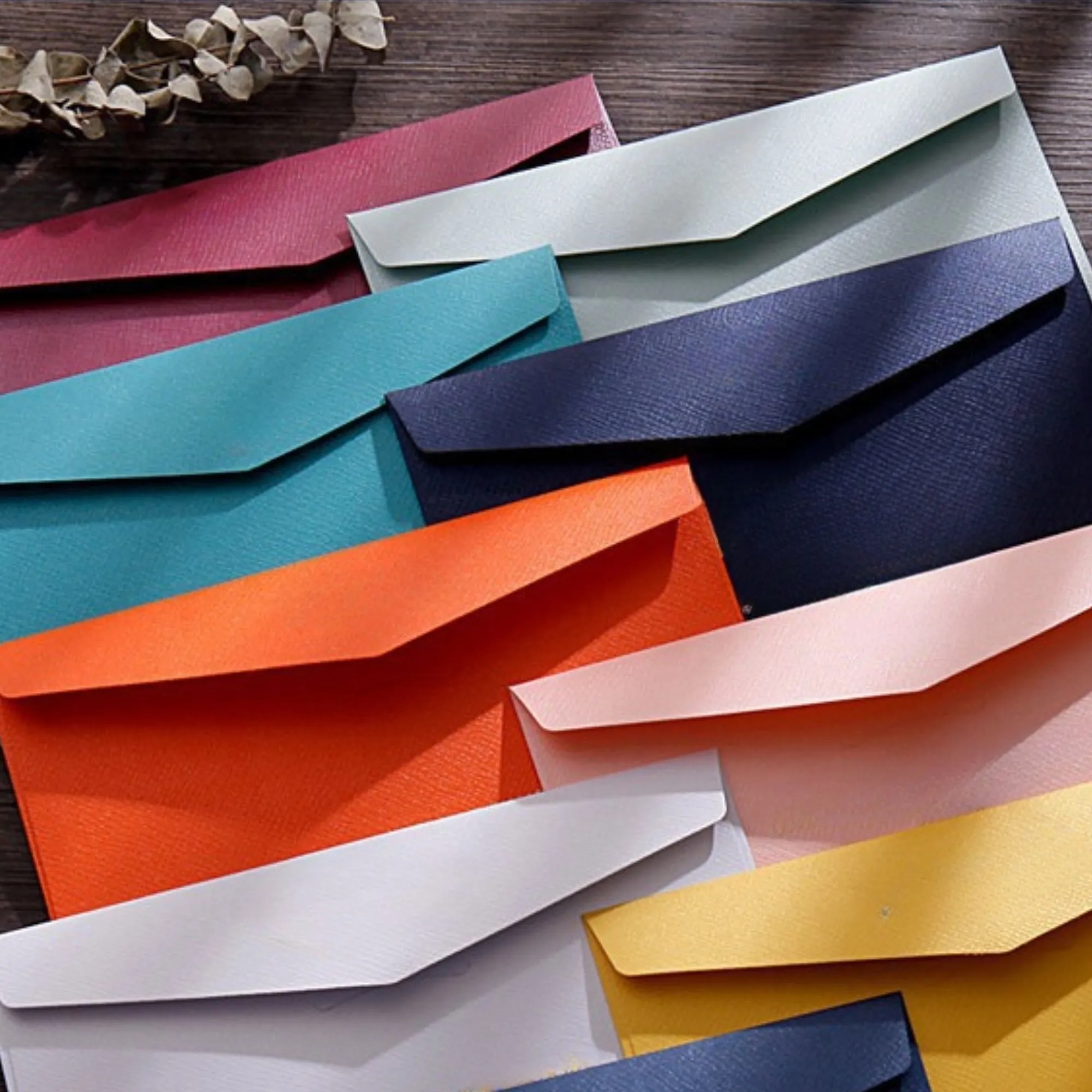 Corporate Pearlescent Hot Stamping Invitation Envelope 5