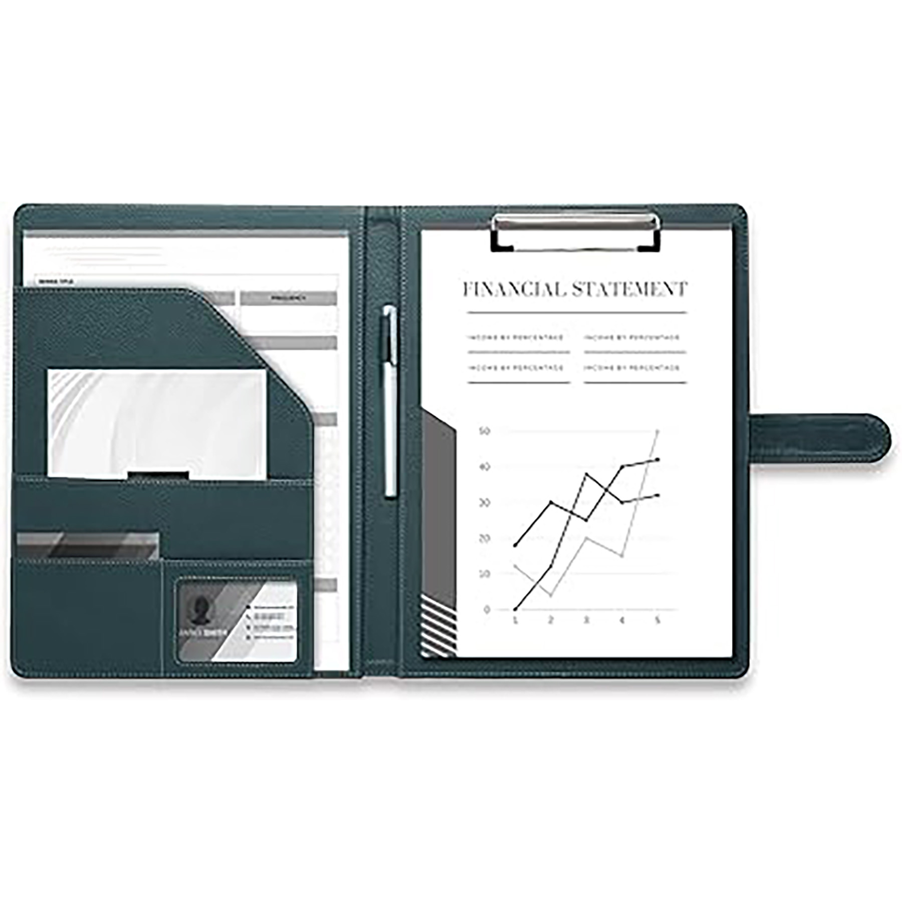 Faux Leather Storage Clipboard 8
