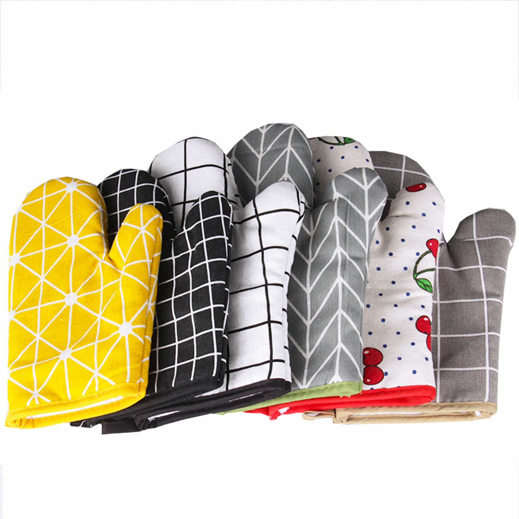 Oven Mitts Bbq Cooking Gloves 3