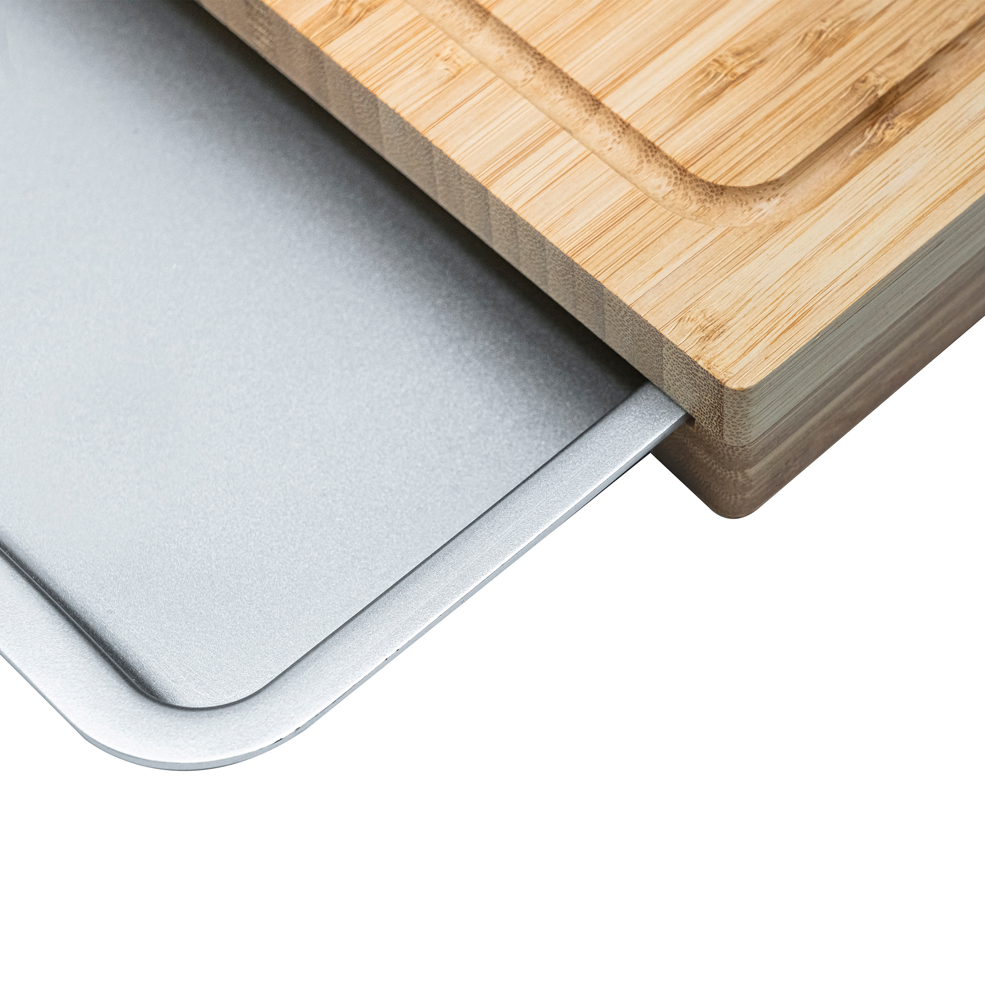 Cuisinart Outdoors® Bamboo Cutting Board With Hidden Tray 9