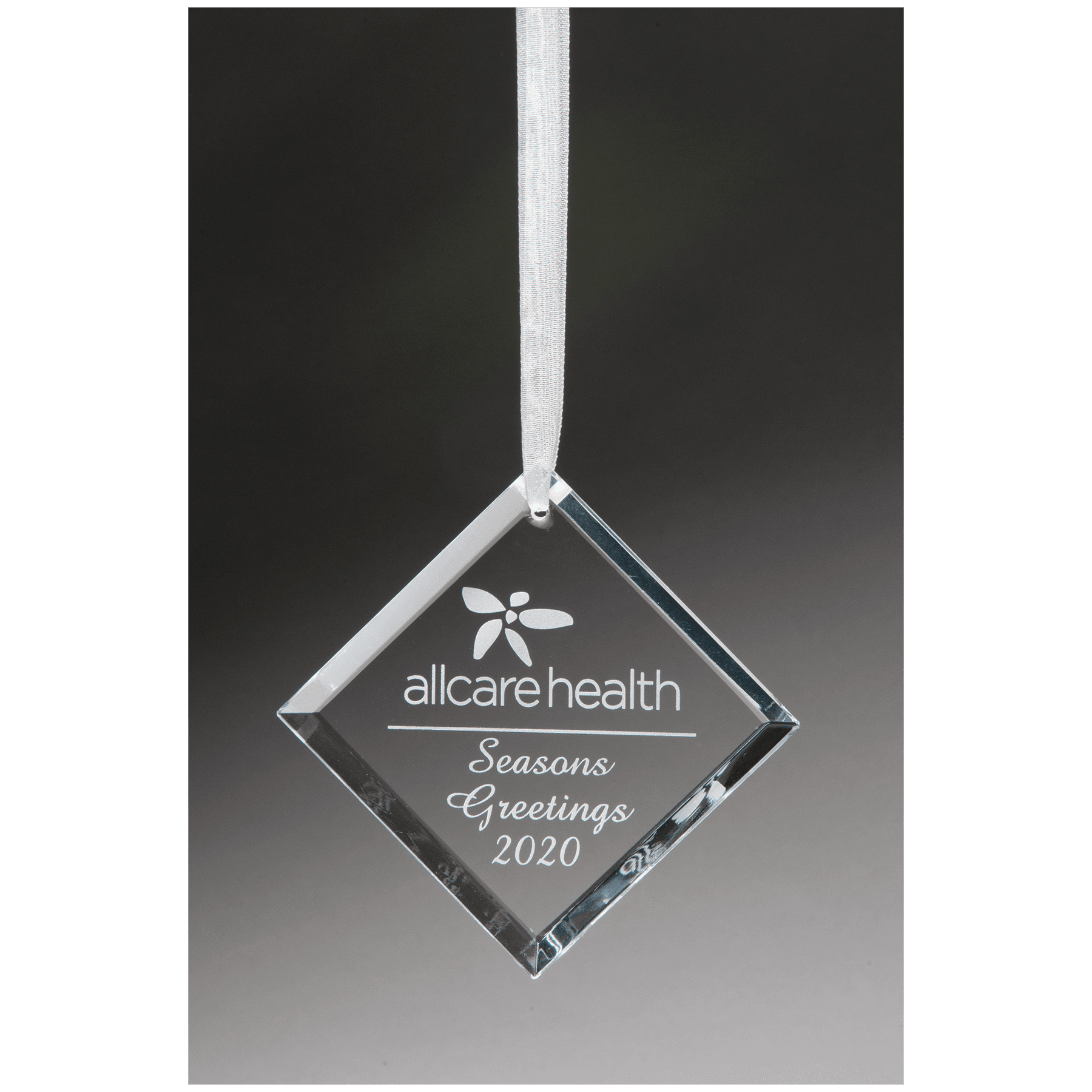 2 3/4" Crystal Diamond Ornament 2