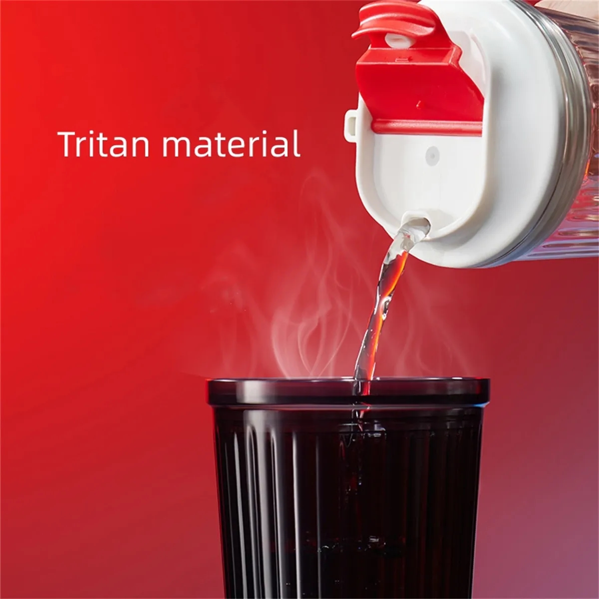 Reusable Tritan Coffee Cup with Leakproof Lid 2