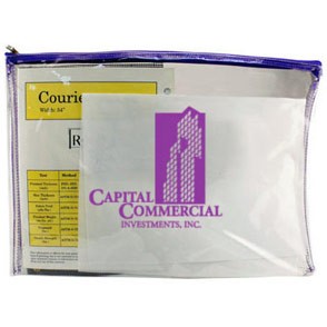 Clear Vinyl Zippered Portfolio 2