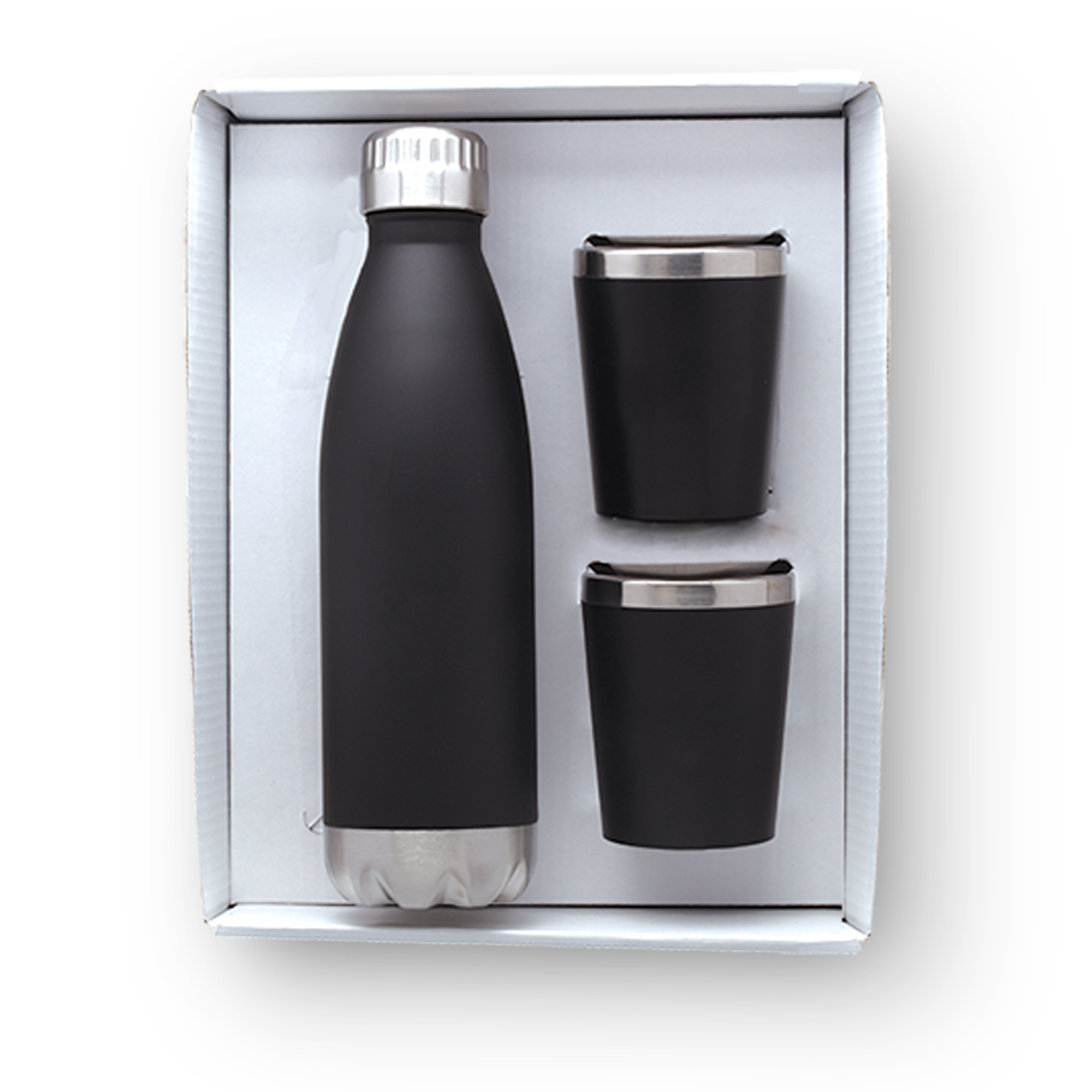 Camper Stainless Steel Bottle & Cups Gift Set, custom water bottle with logo imprint 7