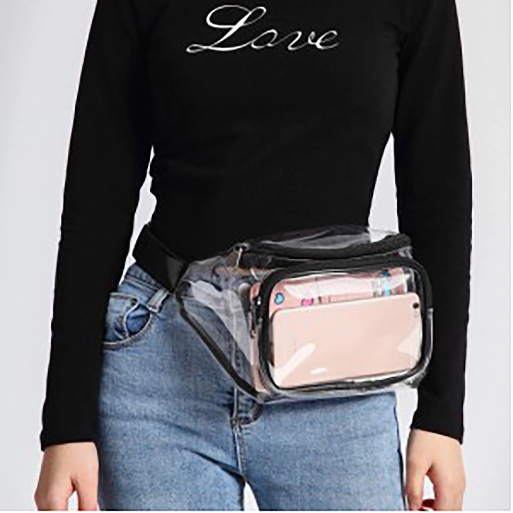 Waterproof Clear Pvc Waist Bag 4