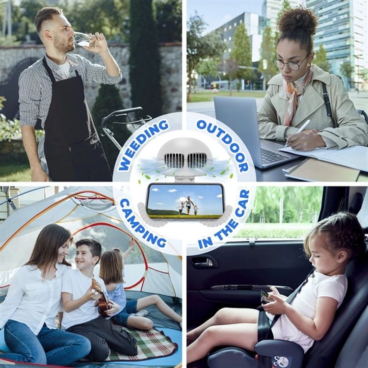 4000mAh Octopus Tripod Bladeless Stroller Fan 2