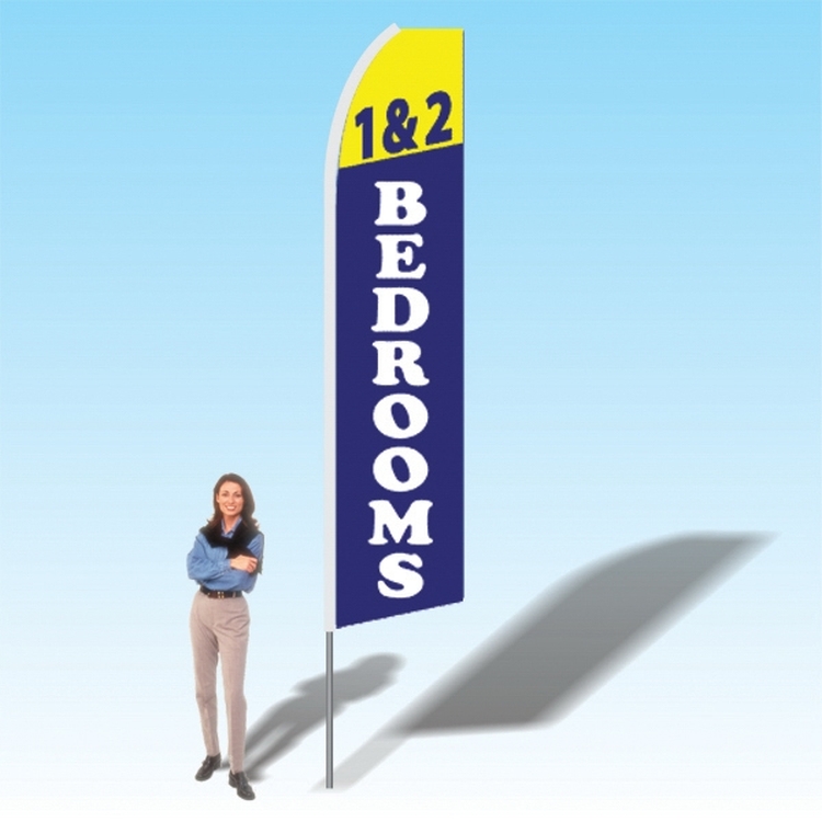 15FT 1and2 Bedrooms Advertising Banner Flag 2