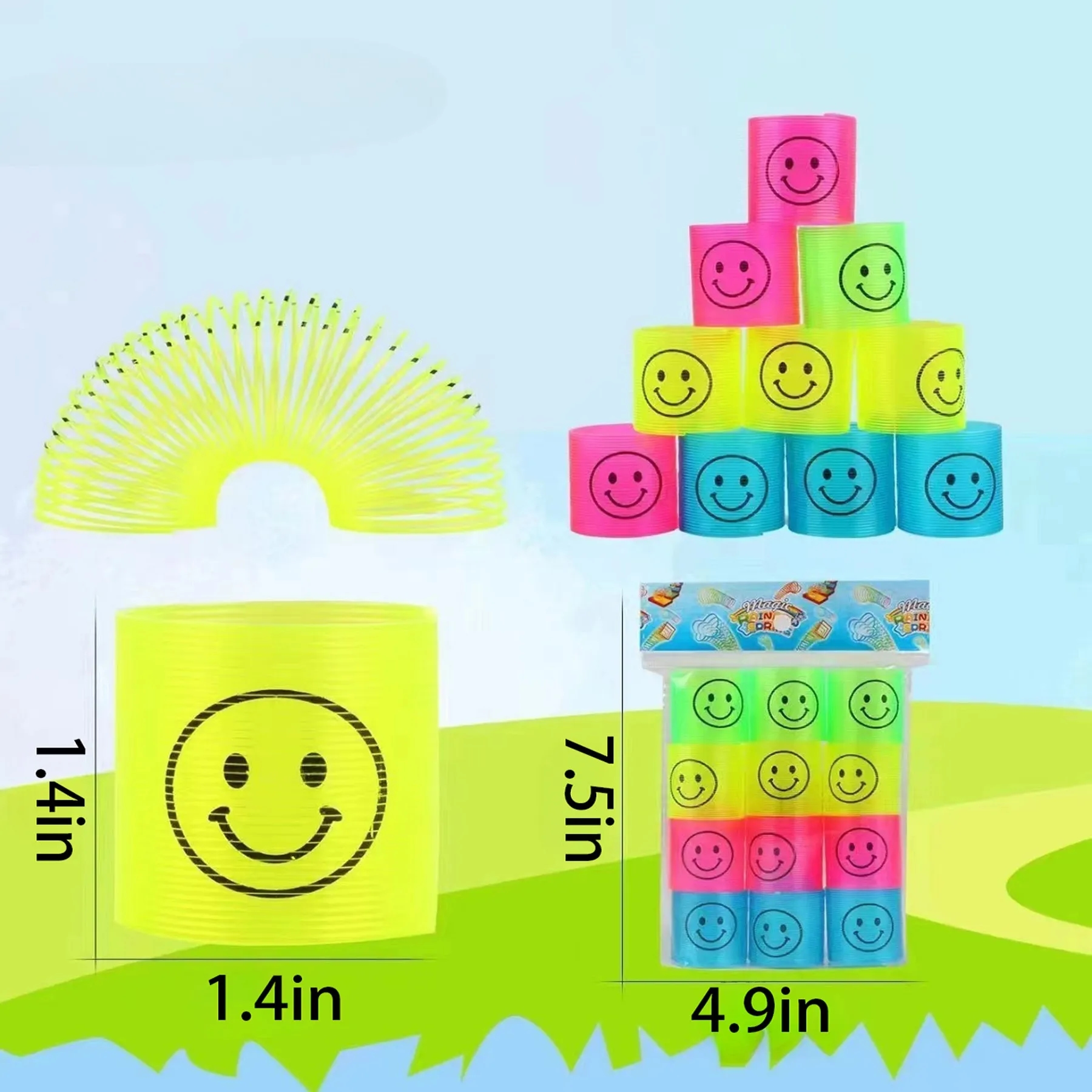 12 PCS Mini Spring Rainbow 9