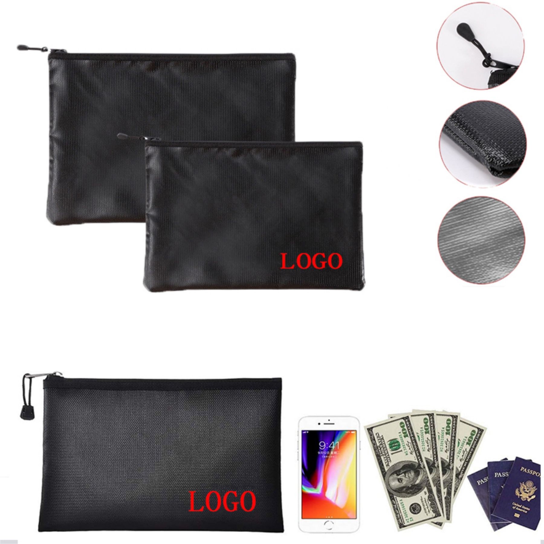12 Inch Fireproof Document Bag 1