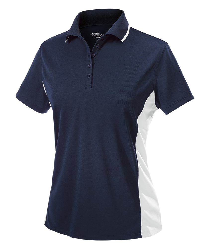 Women's Color Blocked Wicking Polo 10