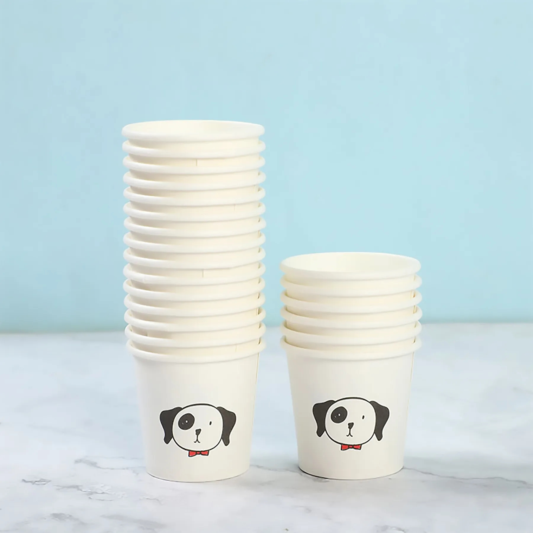 Paper 50 Disposable 30ml Shopping Mall Tasting Cups 3