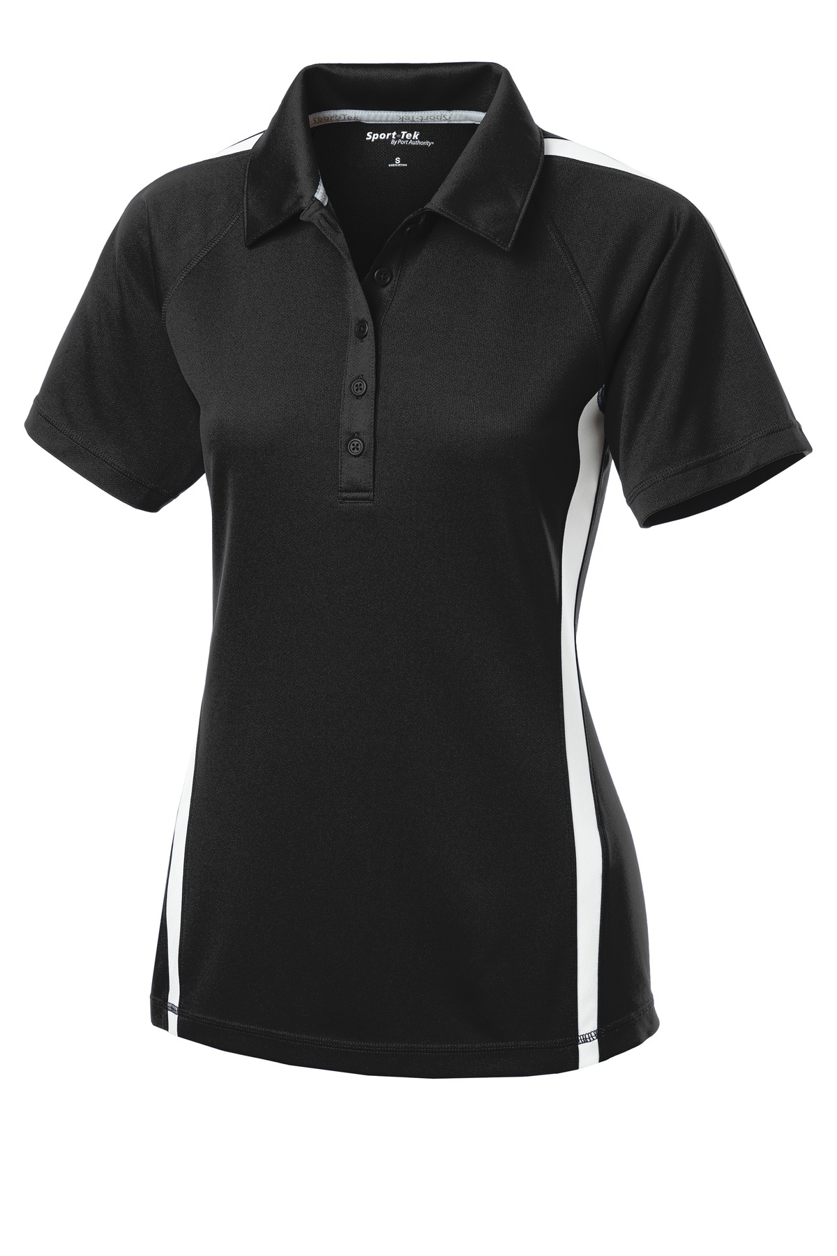 Sport-Tek Women's PosiCharge Micro-Mesh Colorblock Polo. LST685 1