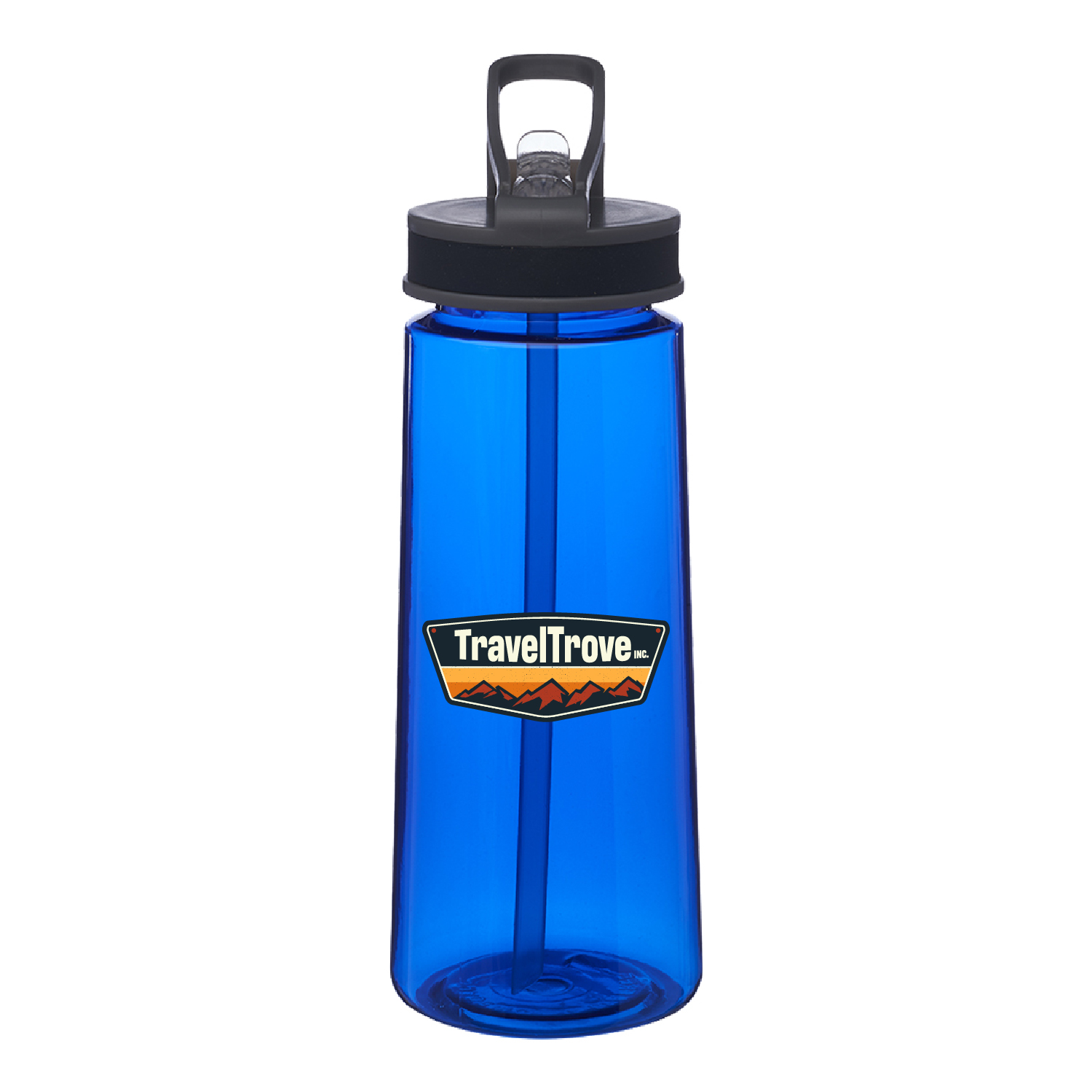 22 oz. Jog Sports Water Bottle (Full Color Imprint) 8