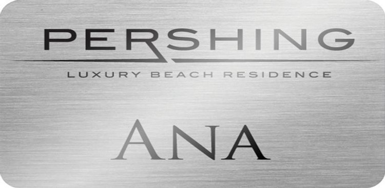 2" x 3" Aluminum Silver Gloss Name Badge 1