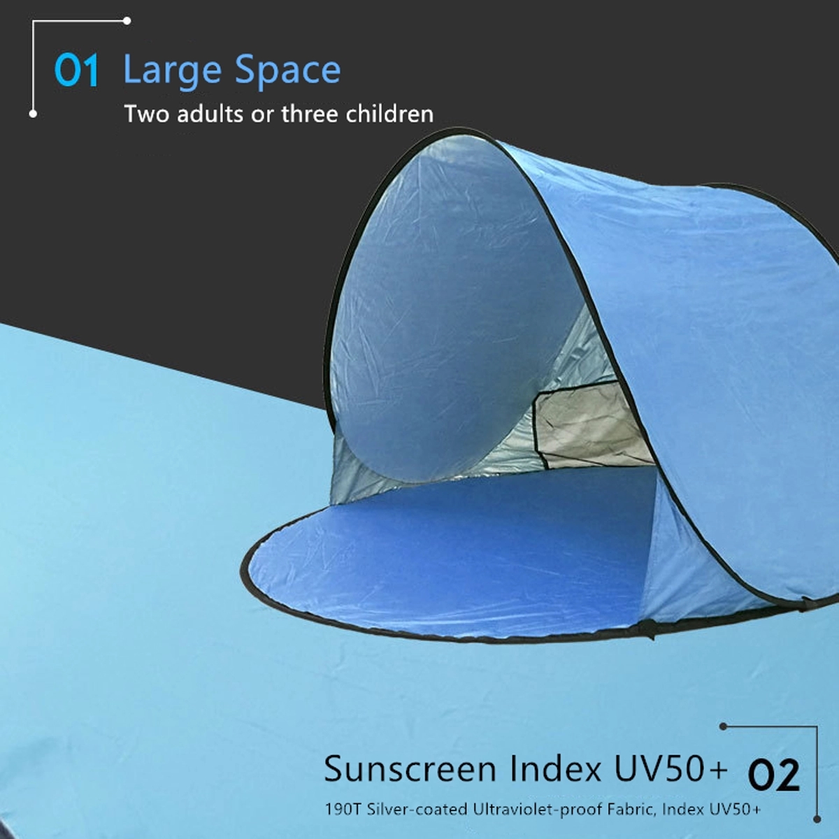 Pop Up Beach Tent 3