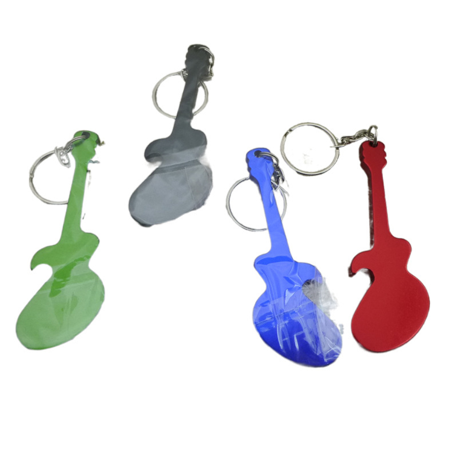 Alloy Keychain Guitar Shaped Beer Bottle Opener 7