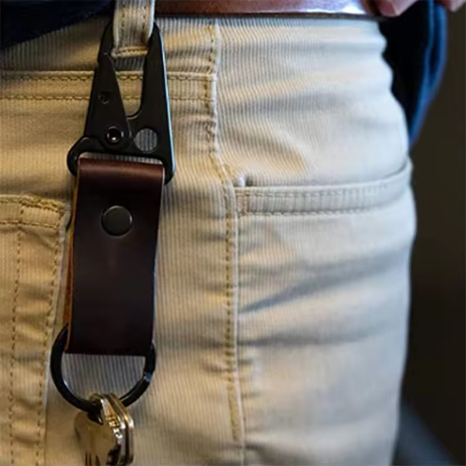 Leather Carabiner Keychain 5