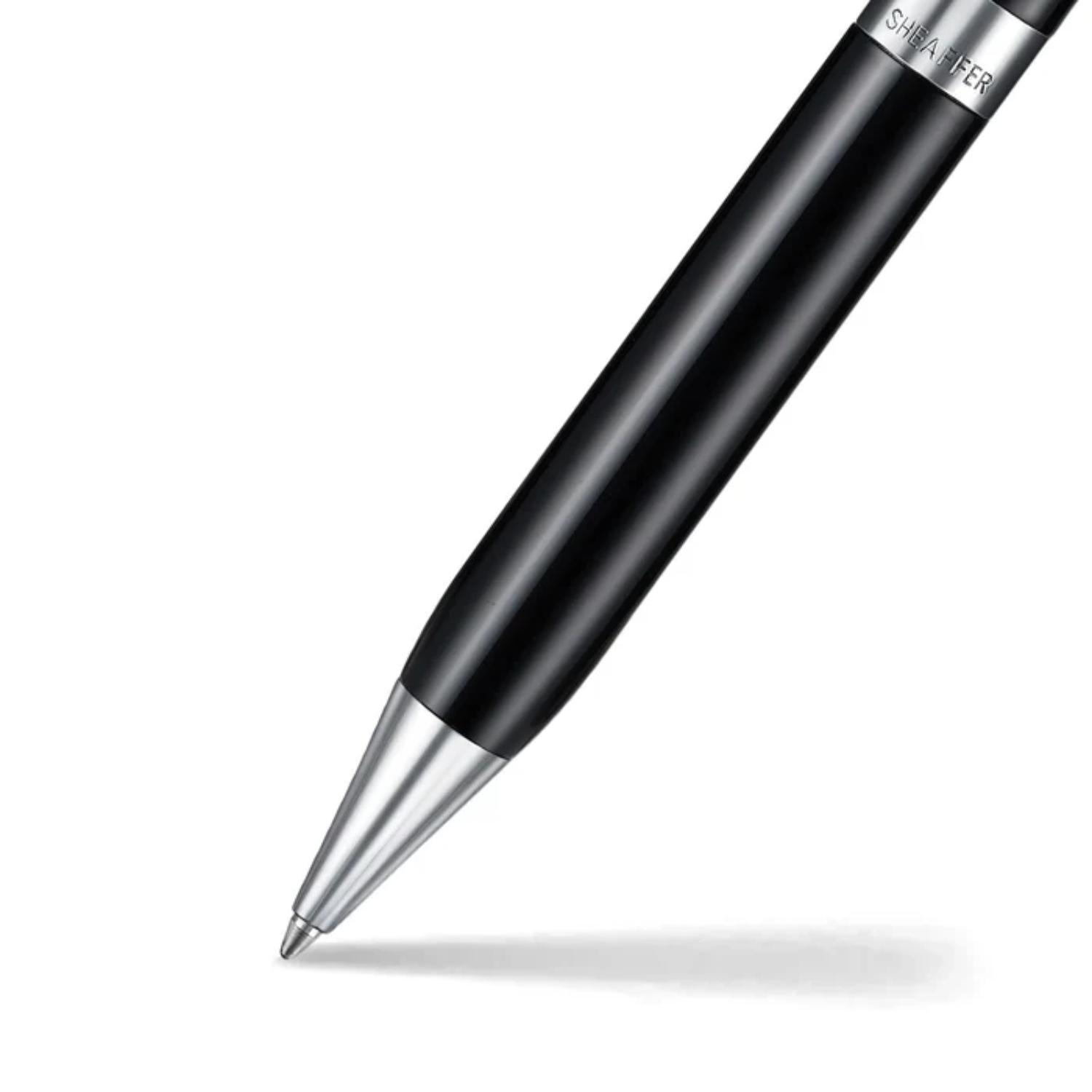 SHEAFFER® Legacy 9064 Glossy Black Chrome-Plated Trims Ballpoint Pen w/ Gift Box 7