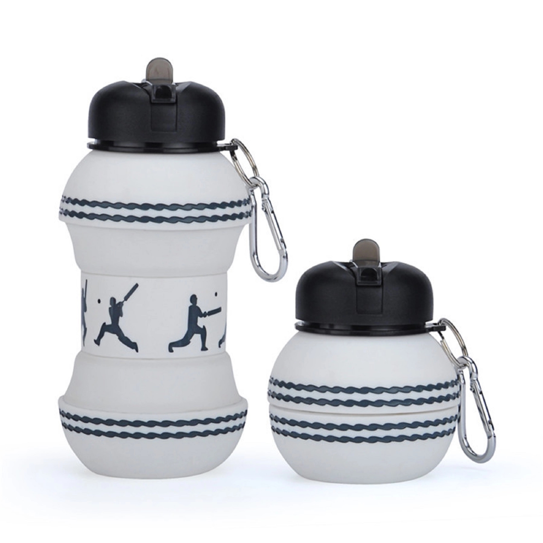 550 ML Ball Cricket Shape Collapsible Water Bottle 6
