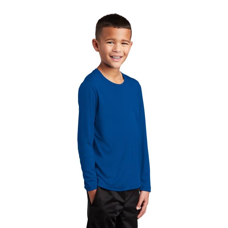 Sport-Tek Youth Posi-UV Pro Long Sleeve Tee. 35