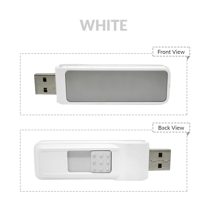 Retractable Light Up Logo USB Flash Drive 4